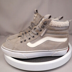 Vans Filmore Hi Guard Shoes Women's Size 7 / Mens 5.5 Gray Suede Sneakers